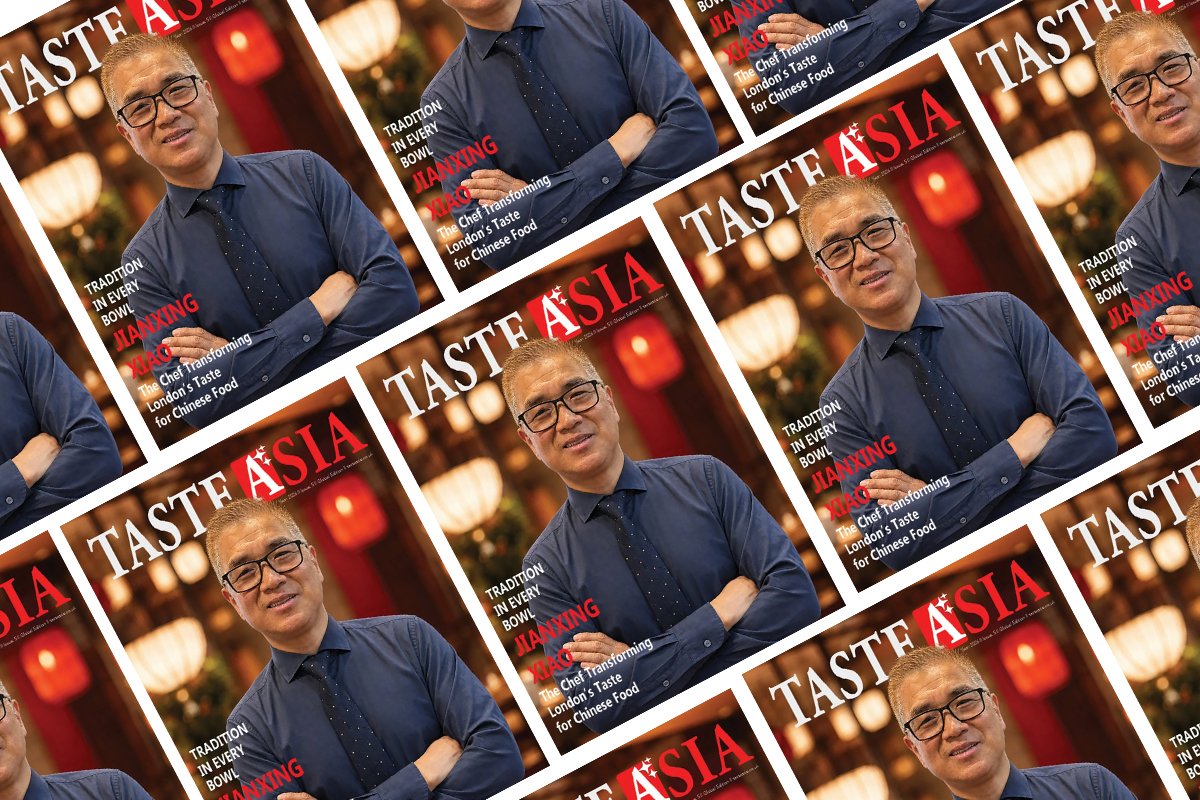 Jianxing Xiao Celebrated on the Cover of Taste Asia Magazine and Honoured With the Flavours of Asia Award